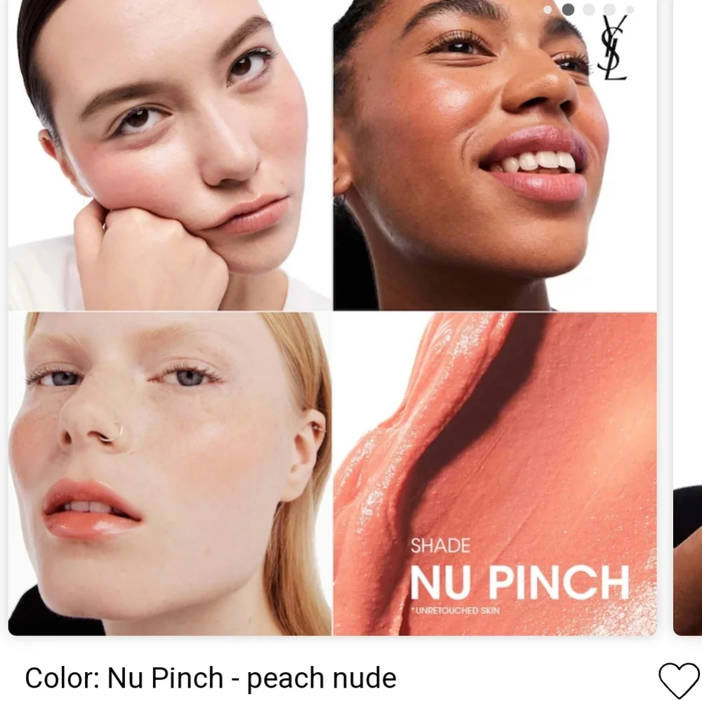 YSL Lip & Cheek Balmy Tint in Nu Pinch